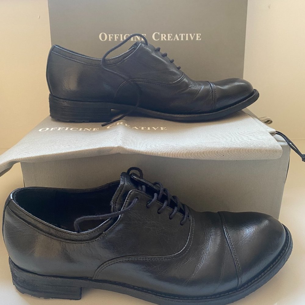 Officine Creative black leather oxford shoes - size 40